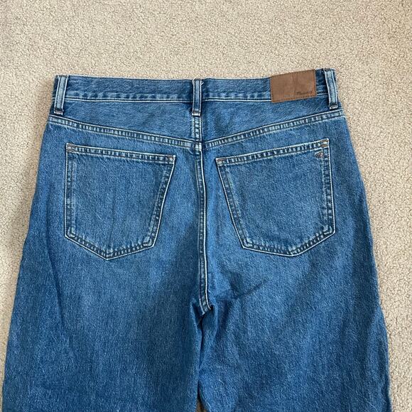 Madewell Low Slung Straight Jeans High Waist Relaxed Slouchy Womens Size 29 - Picture 7 of 10